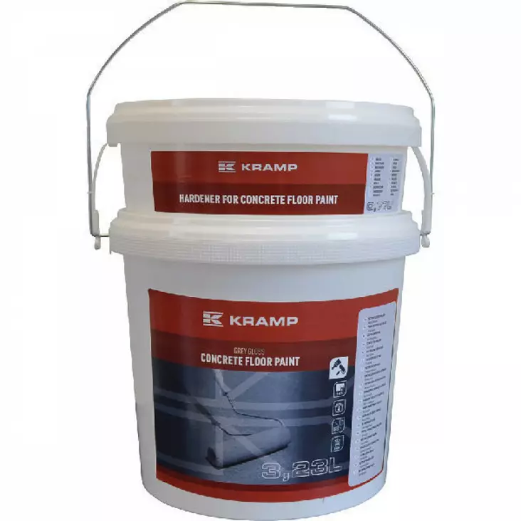 Epoksimaali harmaa 4 litraa - Sisämaalit - 8716106871919 - 1