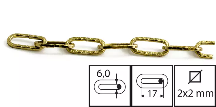 Habo koristeketju 400 2 m eri värejä - Kettingit ja vaijerit - 7317900090349 - 1