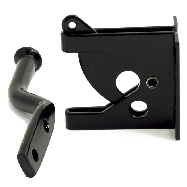 Habo portinsalpa 49 musta lukittava - Riippulukot, salvat, haat - 7317900163319 - 1