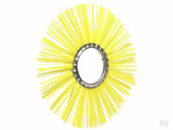 Harjakiekko 385x80 mm / 3" keltainen Ø3,0 mm - Lakaisukoneet, harjakoneet - 5700033489029 - 1