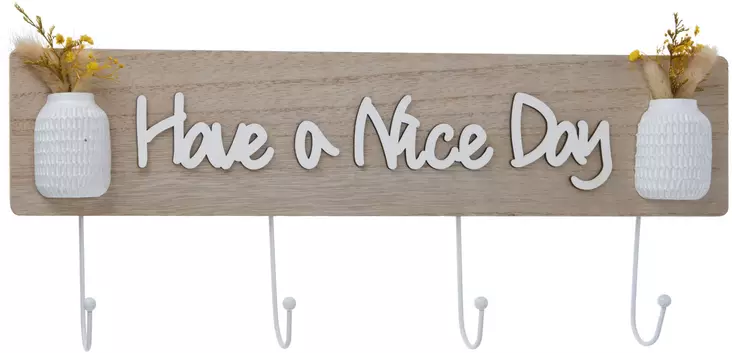 Have a nice day seinänaulakko - Seinäkoukut, naulakot - 8720573197519 - 1