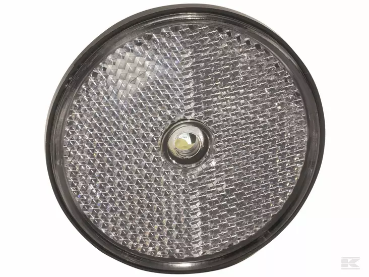 Heijastin valkoinen °60 mm ruuvilla - Muut traktoritarvikkeet - 5700030673179 - 1