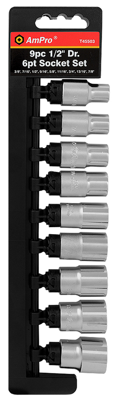 Hylsysarja 1/2" 9-os. tuumakoot - Hylsyt ja -sarjat - 795609455039 - 1