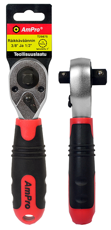 Kaksoisräikkäväännin 3/8" ja 1/2" - Räikkävääntimet - 795609298759 - 1