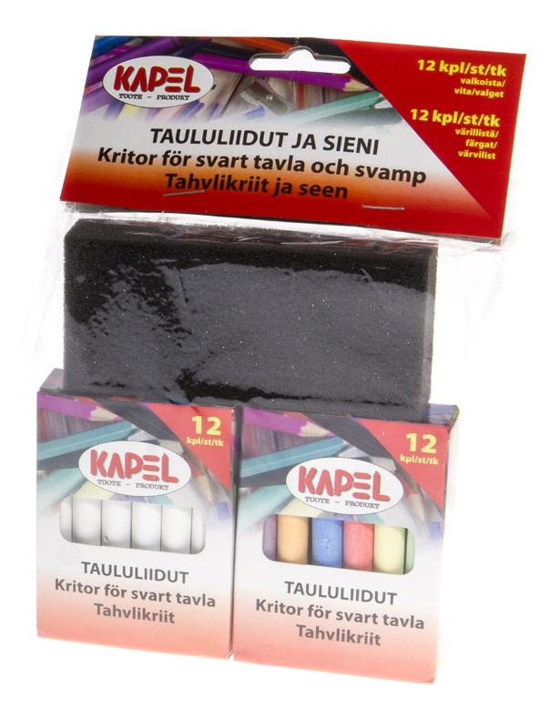 Kapel taululiitu 24 kpl + sieni - Toimistotarvikkeet - 6410411520969 - 1