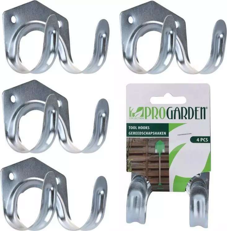 Koukku 4 kpl/setti - Seinäkoukut, naulakot - 8719202026559 - 1