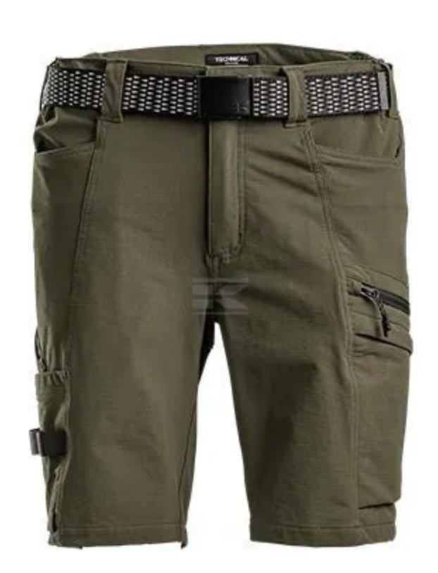 Kramp 4 Way Stretch shortsit oliivi - Kesä työvaatteet - 8719493029499 - 1