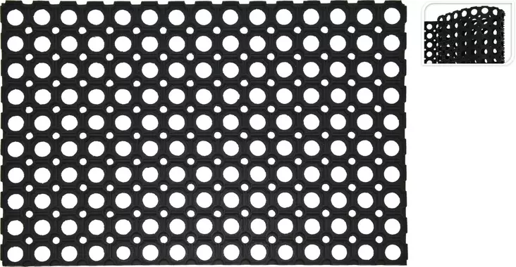 Kurastop kumimatto 40x60 cm - Muut siivoustuotteet - 8720573207829 - 1