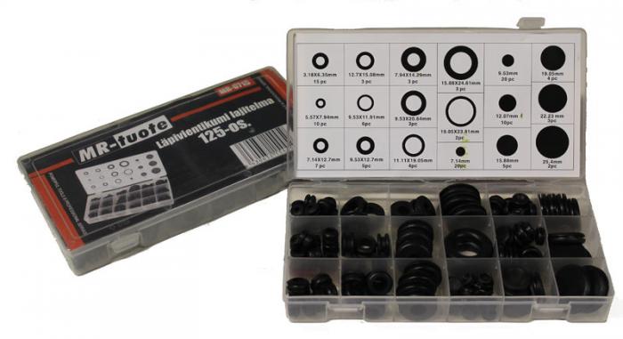 Läpivientikumi lajitelma 125-os - Autotarvikkeet - 6430032154459 - 1