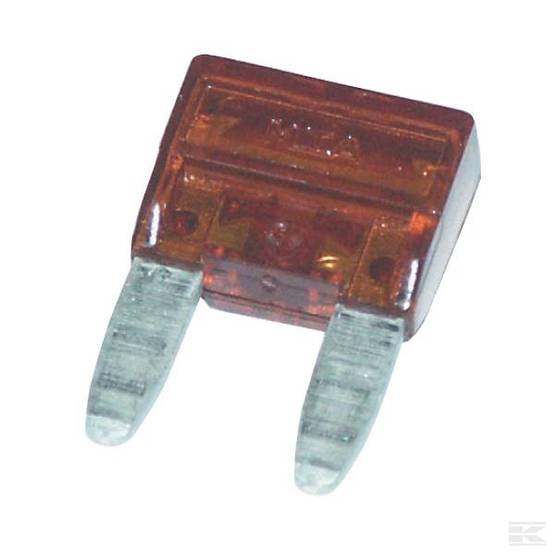 Lattasulake Mini, 7,5A, ruskea, 6 kpl - Sulakkeet - 8716106125289 - 1