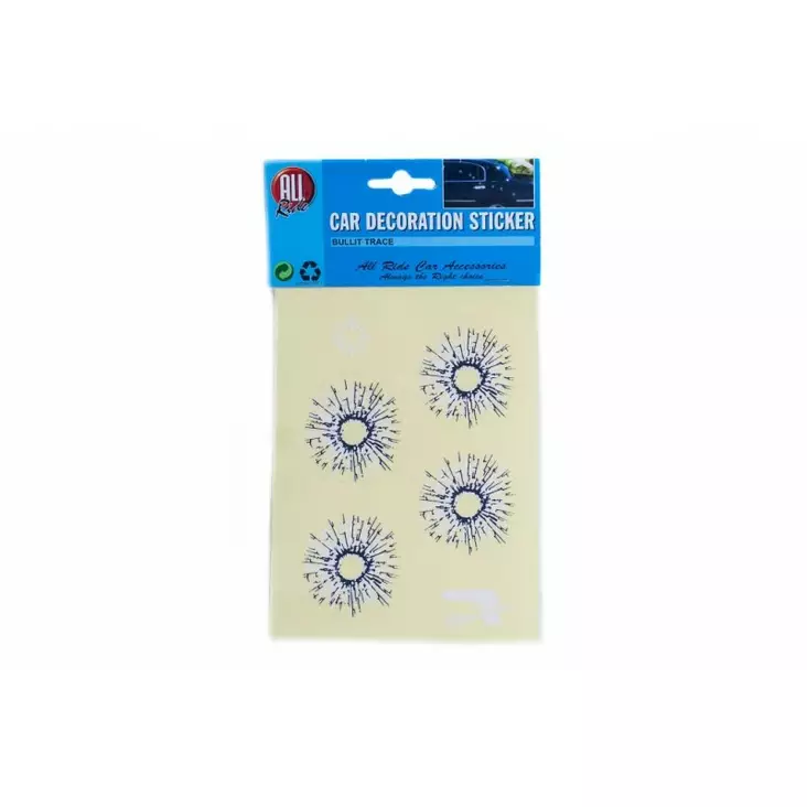 Luodinjälki -tarra 4 kpl/pkt - Autotarvikkeet - 8711252312699 - 1