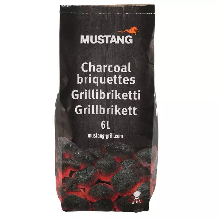 Mustang Grillibriketti 6 L - Grillaustarvikkeet - 6410413165359 - 1