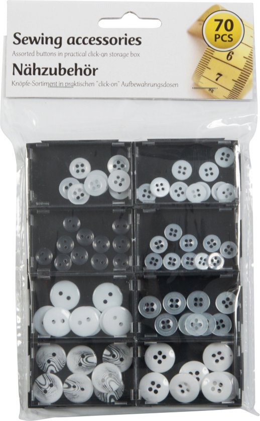 Ompelunappisetti 70-os. - Käsityöt ja langat - 8711252501529 - 1