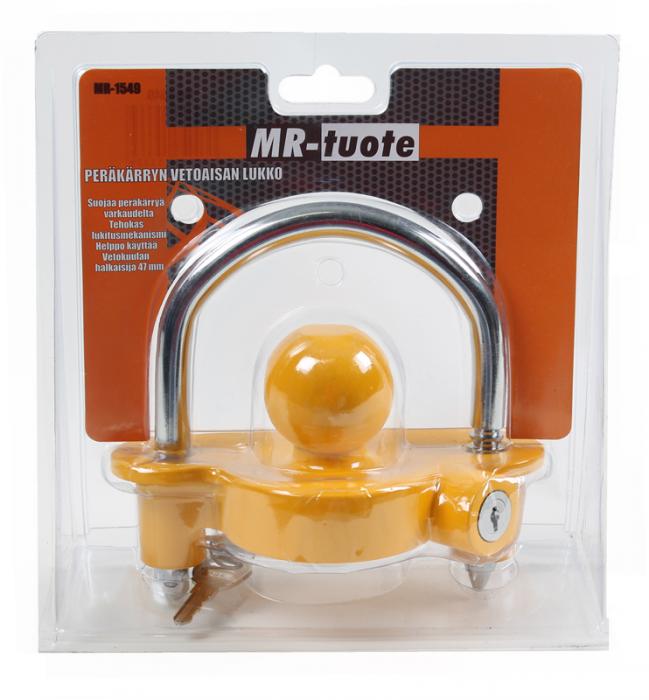 Peräkärryn vetoaisan lukko - Peräkärrytarvikkeet - 6430032153339 - 1