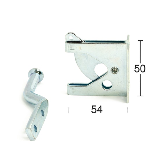 Portinsalpa lukittava sinkitty - Riippulukot, salvat, haat - 7317900163289 - 2