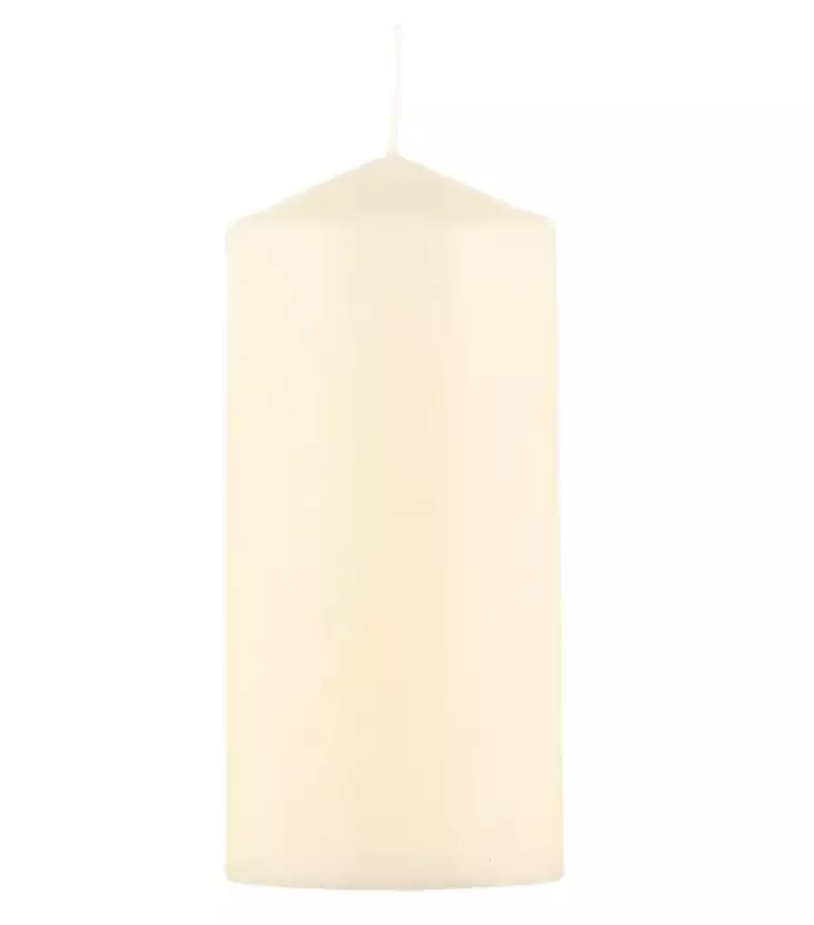 Pöytäkynttilä ecru 7x15 cm - Kynttilät - 6410412592699 - 1