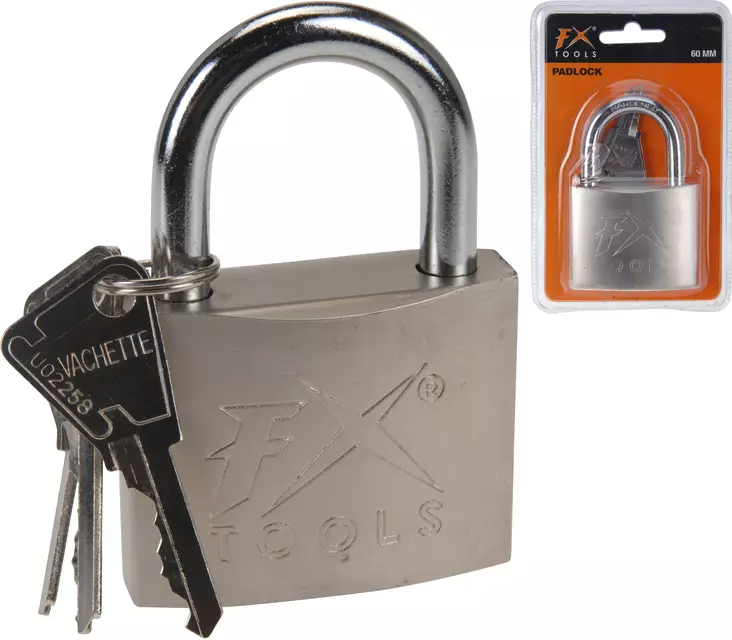 Riippulukko 60 mm - Riippulukot, salvat, haat - 8711295255199 - 1