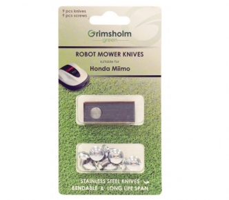 Robottiruohonleikkurin terät 9 kpl - Ruohonleikkurit - 7350076761149 - 1
