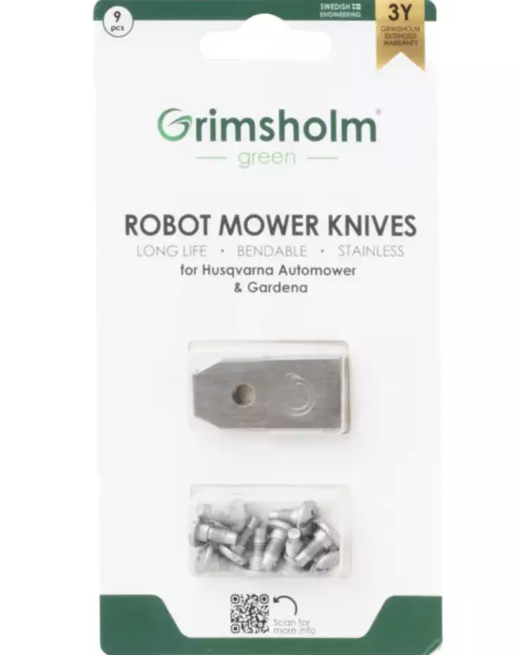 Robottiruonhonleikkurin terät 9 kpl - Ruohonleikkurit - 7350076761019 - 1