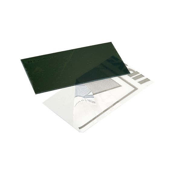 Roiskesuoja, kirkas lasi 110x60mm - Muut hitsaustarvikkeet - 4053479982649 - 1