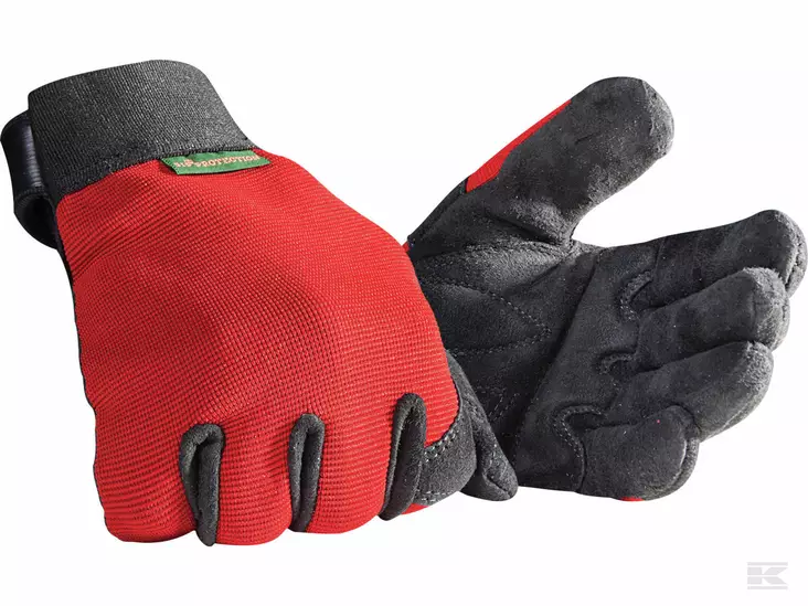 SIP metsurin turvakäsineet puna/musta - Metsurin työkalut - 5415273304529 - 1