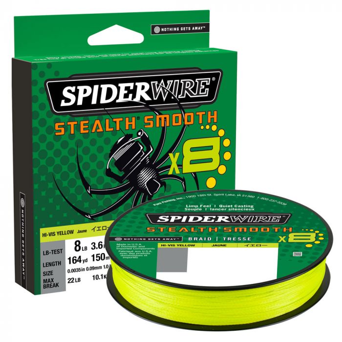 Spiderwire Smooth 8 kelt.siima 150 m - Siimat - 022021663569 - 1