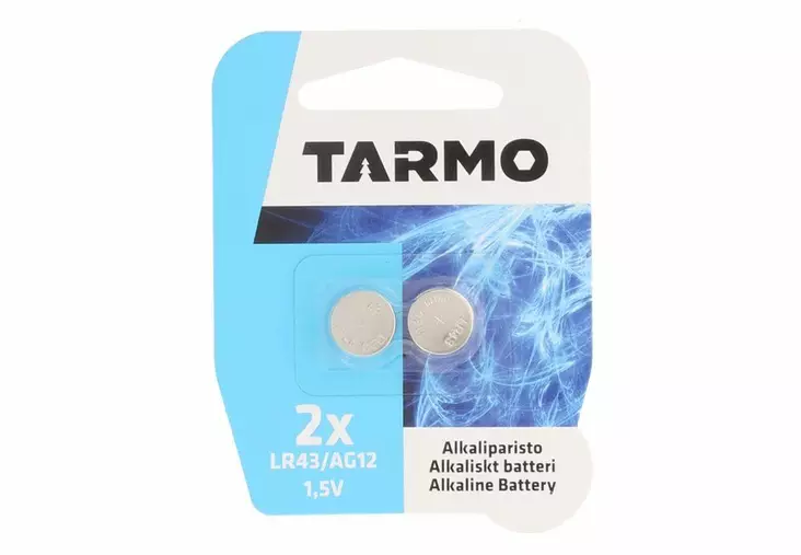 Tarmo Paristo LR43 2 kpl - Paristot, testerit - 6410413208339 - 1