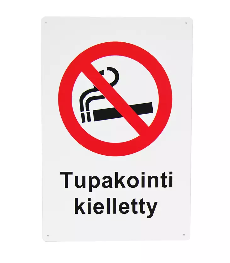 Tupakointi kielletty opastekyltti - Turvallisuustuotteet - 6430050628239 - 1