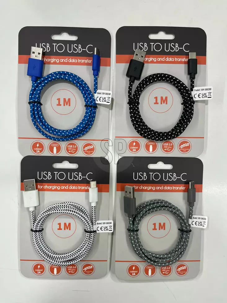 USB-C kaapeli 1 metri - Matkapuhelintarvikkeet - 8720573730099 - 1