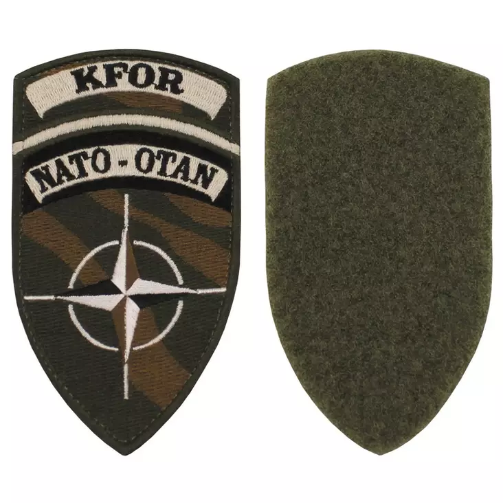 Velcro-merkki KFOR Nato, vihreä - Survival -tuotteet - 4044633183019 - 1