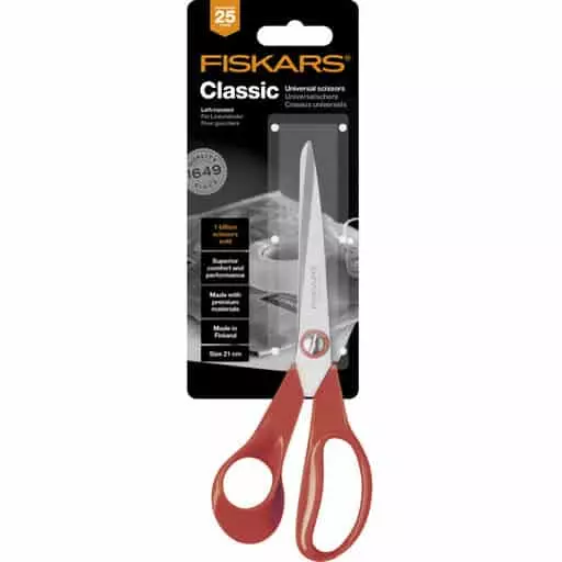 Fiskars Classic vasenkätiset yleissakset - Veitset, sakset, leikkurit - 6411501985019 - 1
