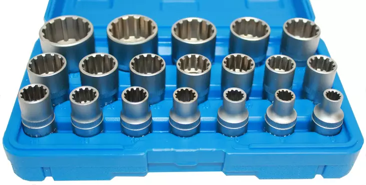 Multilock irtohylsysarja 19-os., 1/2", 8-32 mm - Hylsyt ja -sarjat - 6430032153049 - 1