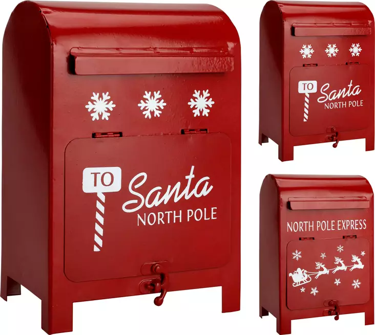 Xmas postilaatikko punainen - Joulukoristeet - 8720573640879 - 1