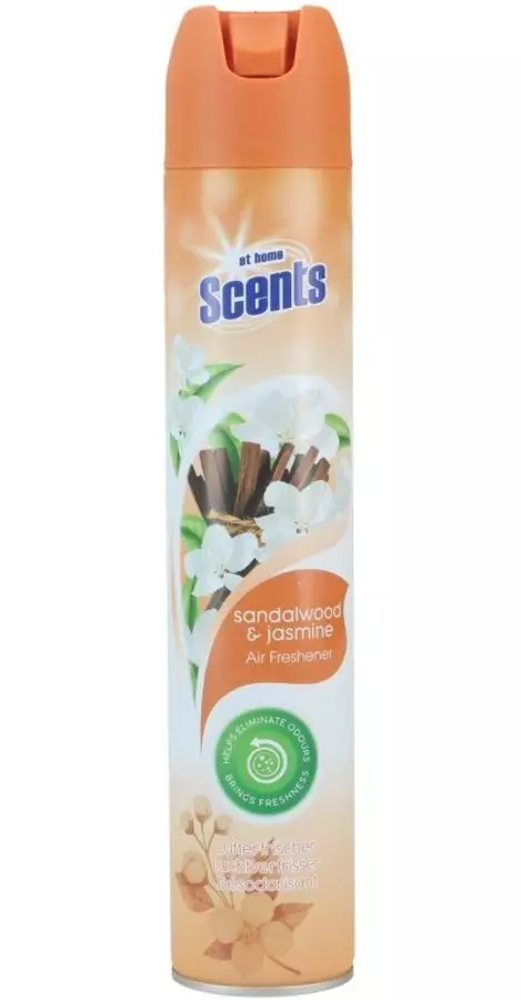 Ilmanraikastinsuihke Sandalwood & Jasmin - Huonetuoksut, raikastimet - 8720847374769 - 1