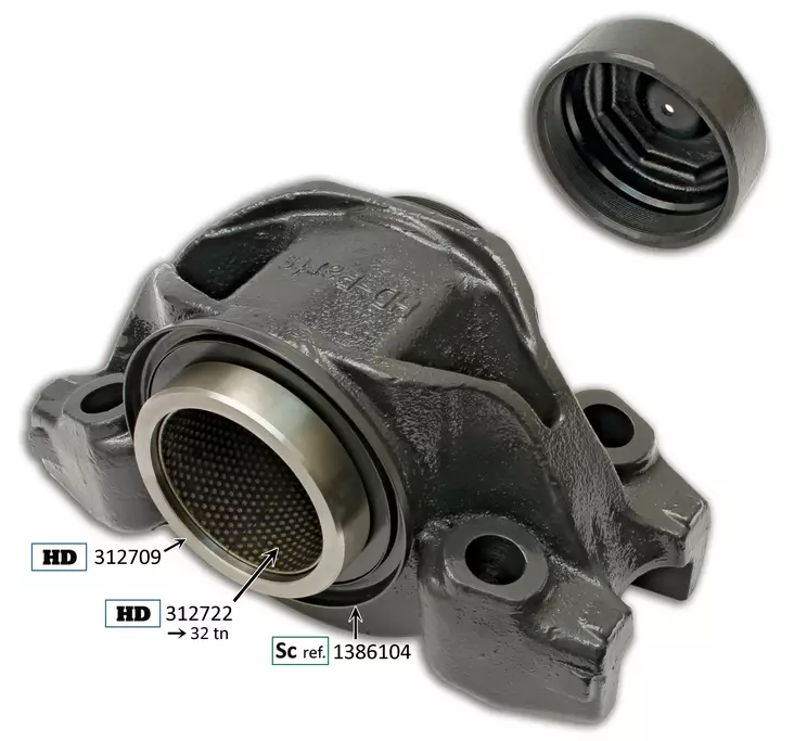 Brg.housing BT201/300/301 21-32tn - Akselisto ja ohjaus - svm0000009159 - 1