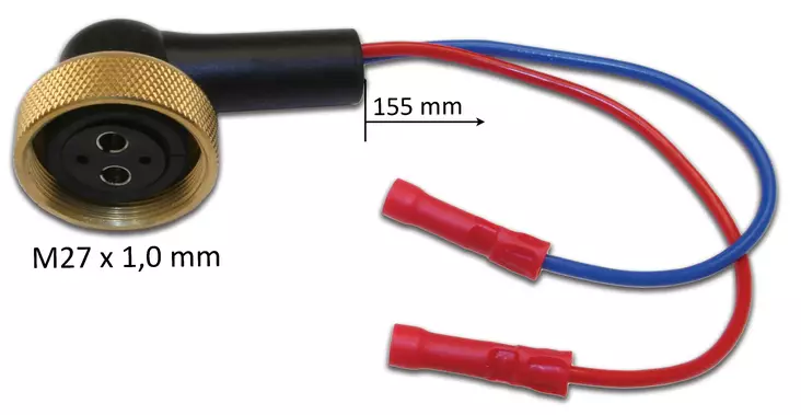 Liitinpistoke M27x1,0mm/155mm cables - Sähköjärjestelmä - svm0000009199 - 1