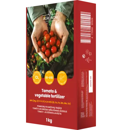 Agronom Tomaatti- ja vihanneslannoite 1 kg - Mullat ja lannoitteet - 4770168911529 - 1