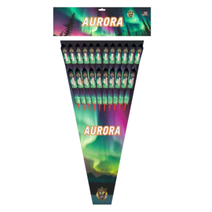 Aurora rakettilajitelma 22-os. - Ilotulitteet - 6429810501189 - 1