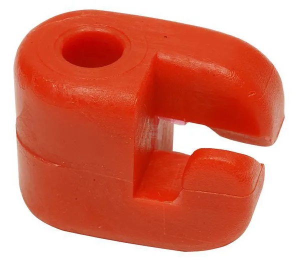 Eristin harjateräspylväälle, 10 mm, 100 kpl/pss - Eristimet - 5700033070579 - 1