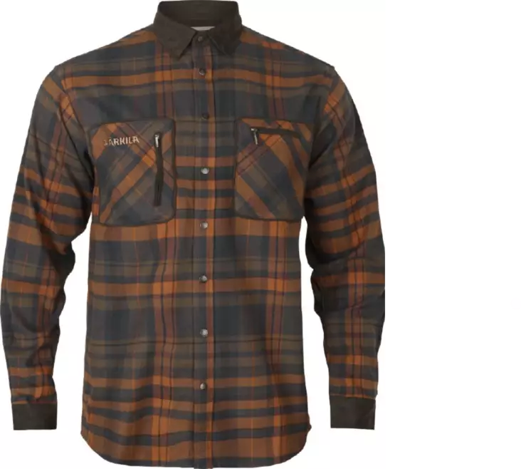 Härkila Pajala shirt Bombay brown - Metsästysasusteet - 5714733676979 - 1