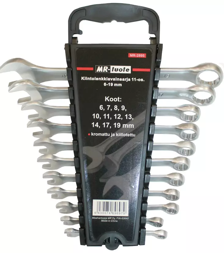 Kiintolenkkiavainsarja 11-os. 6- 19 mm - Kiintolenkkiavaimet - 6430074696979 - 1