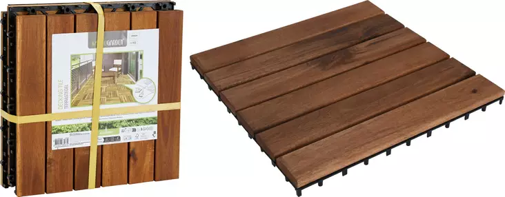 Komposiitti terassilaatta 4 kpl/pkt - Puutarhakalusteet - 8721037884679 - 1