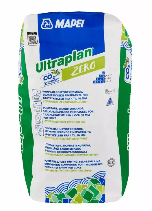 Lattiatasoite Ultraplan Zero Grey 20kg - Tasoitteet - 8022452223259 - 1