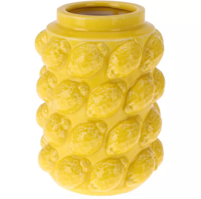Lemon maljakko keltainen 19x14 cm - Ruukut, vaasit, korit - 8721037378789 - 1