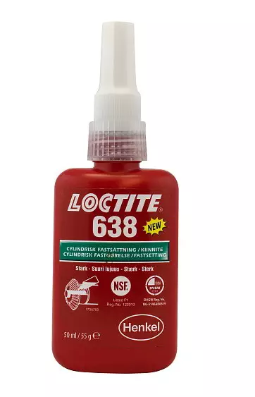 Loctite 638 laakerilukite 50 ml - Liimat - 5010266638409 - 1