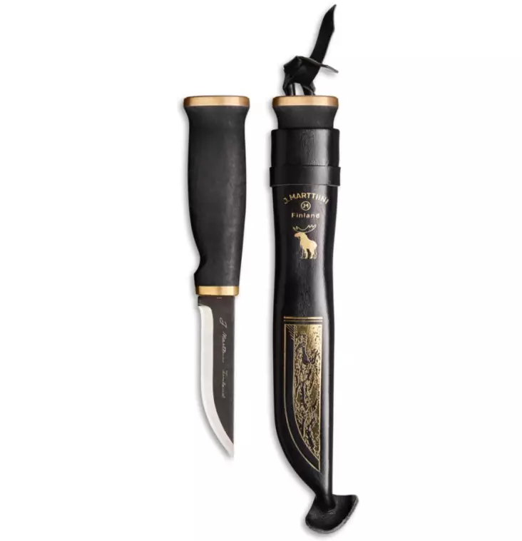 Marttiini Hirvi musta puukko - Puukot ja tarvikkeet - 6416885328339 - 1