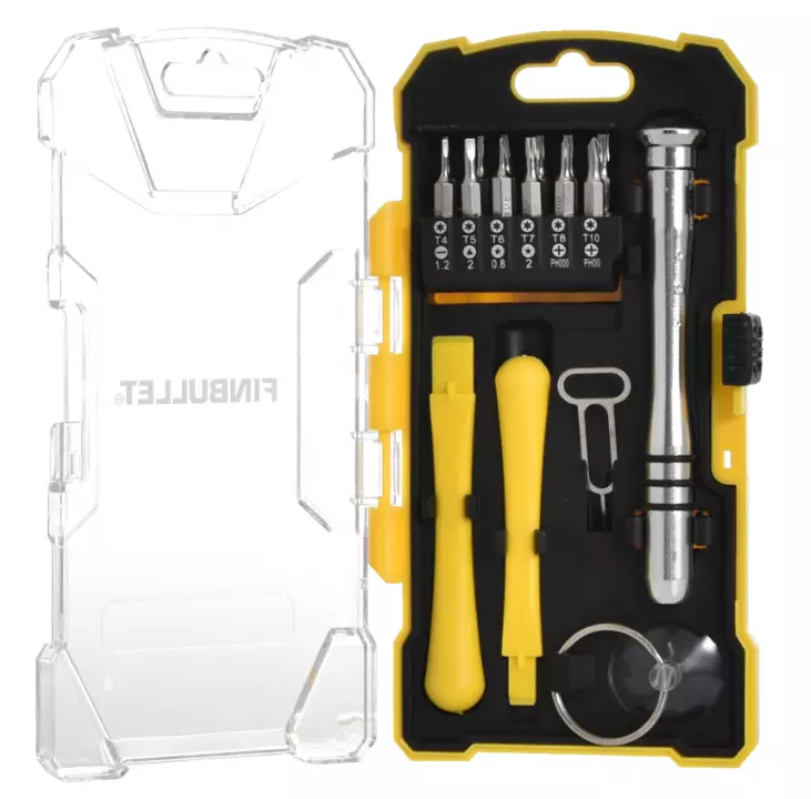 Mobiililaitteen korjaussarja 17-osainen - Tarkkuusmeisselit - 6438152011669 - 1