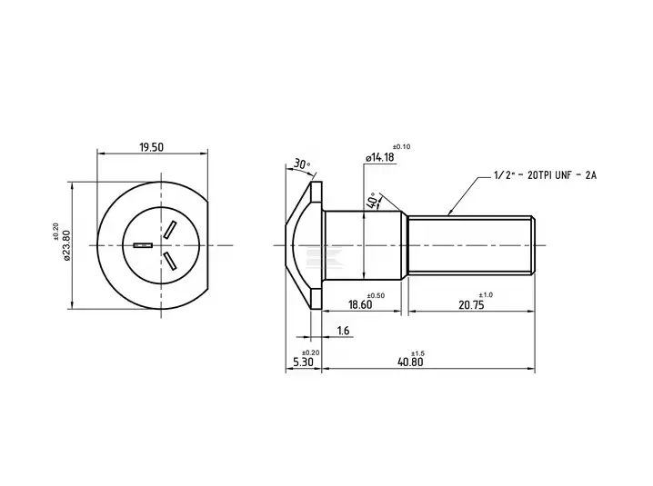 Pyörän pultti, sopii Ford - Renkaat ja vanteet - 8719607147309 - 1