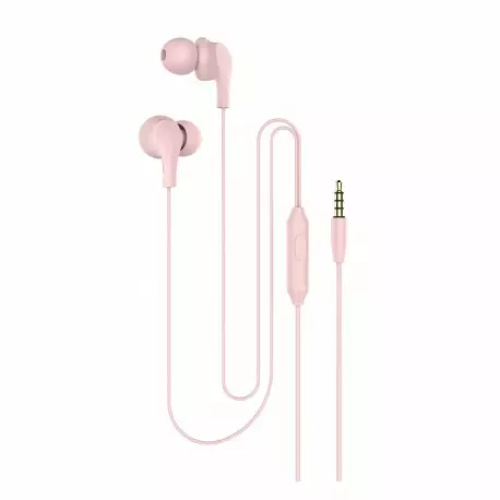 Stereokuulokkeet mikrofonilla pinkki - Matkapuhelintarvikkeet - 6430076521149 - 1