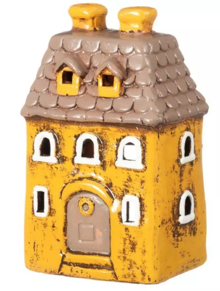 Talolyhty Copenhagen keltainen 17 cm - Lyhdyt - 6410416504889 - 1